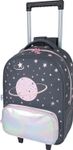 Sac à dos à roulettes Cosmic Girl - 1 compartiment - gris anthracite - Oberthur