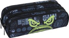Trousse Freegun Primaire - 2 compartiments - noir - Oberthur