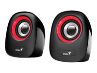 Genius SP-Q160 - enceinte multimédia - rouge