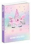Agenda Phileas - 1 jour par page - 12 x 17 cm - licorne - Bagtrotter
