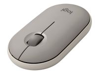 Logitech Pebble M350 - souris sans fil - gris clair