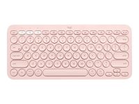 Logitech K380 - clavier minimaliste sans fil - rose