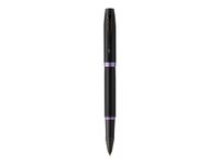 Parker IM Essential Vibrant Rings - Roller noir/violet - pointe fine