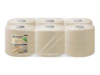 Lucart EcoNatural 180 - papier toilette - 12 rouleaux - 180 m