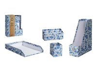 Ink Bosquet - Parure de bureau en carton - 4 pièces