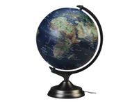 Sign - Globe lumineux - 30 cm - tactile bleu - base en métal