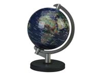 Sign - Globe lumineux - 13 cm - bleu - base en métal