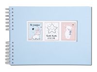 Exacompta Sweet - Album photos à spirale 32 x 22 cm - 50 pages - bleu