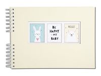 Exacompta Sweet - Album photos à spirale 32 x 22 cm - 50 pages - jaune