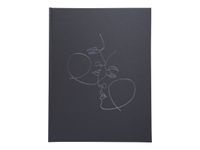 Exacompta Art - Livre d'or - 22 x 27 cm - 100 pages - noir