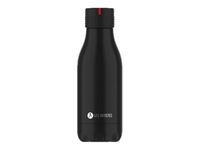 Les Artistes Paris - Gourde Bouteille isotherme 280 ml - noir - acier inoxydable