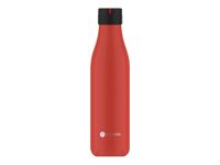 Les Artistes Paris - Gourde Bouteille isotherme 750 ml - rouge - acier inoxydable