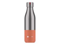 Les Artistes Paris - Gourde Bouteille isotherme 500 ml - inox et rose - acier inoxydable