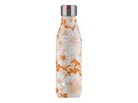 Les Artistes Paris - Gourde Bouteille isotherme 500 ml - Orange flower - acier inoxydable