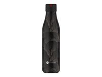 Les Artistes Paris - Gourde Bouteille isotherme 750 ml - Damask noir et gris - acier inoxydable