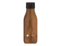 Les Artistes Paris - Gourde Bouteille isotherme 280 ml - bois - acier inoxydable