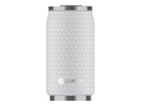 Les Artistes Paris - Canette isotherme - blanc nid 'abeilles - 280 ml - acier inoxydable