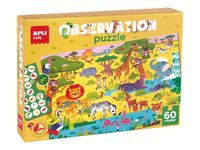 APLI kids - Puzzle junior - 60 pièces - Observation