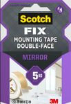 Scotch - Ruban adhésif Double face - Fix™ Miroirs & pièces humides, Jusqu'à 5kg 19mm x 1,5m