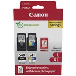 Canon PG-540L/CL-541XL - Pack de 2 - noir, couleur (cyan, magenta, jaune) - cartouche d'encre originale