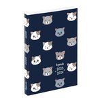 Agenda Cats 1 jour par page - 12 x 17 cm - disponible dans différentes couleurs - Viquel