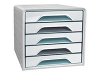 Riviera by CEP - bloc de classement à tiroirs - 240 x 320 mm - couleurs assorties