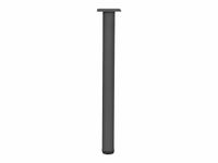 Pied tube pour banque d'accueil ZOOM - obligatoire entre 2 modules - diam 60 cm - anthracite