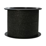 Clairefontaine - Bolduc ruban d'emballage cadeau - 1 cm x 10 m - noir, argent scintillant, or pailleté