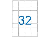 Apli Agipa - Etui A5 - 512 Étiquettes blanches multi-usages - 24 x 33,5 mm - coins arrondis - réf 114012