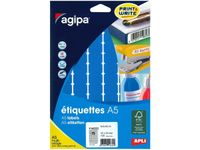 Apli Agipa - Etui A5 - 720 Étiquettes bleues multi-usages - 16 x 22 mm - réf 114332