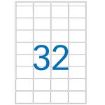 Apli Agipa - Etui A5 - 320 Étiquettes rouges multi-usages - 24 x 33,5 mm - réf 114343