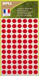 Apli Agipa - 462 Pastilles adhésives recyclées - rouge - diamètre 8 mm - réf 101779