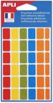 Apli Agipa - 120 étiquettes adhésives - 12 x 18 mm - couleurs assorties - réf 115113