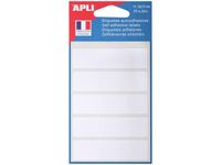 Apli Agipa - 35 étiquettes blanches adhésives - 20 x 75 mm - réf 111947