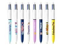 BIC 4 Couleurs Message Box - boîte en métal de 8 stylos-billes