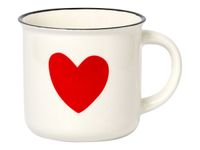 Legami Cup-Puccino - Tasse porcelaine - cœur - 350 ml