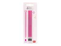 Legami - Pack de 3 recharges pour stylo à encore gel - rose