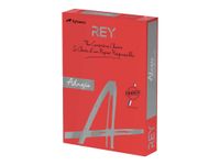 Rey Adagio - Papier couleur - A3 (297 x 420 mm) - 80 g/m² - Ramette de 500 feuilles - rouge