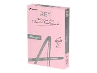 Rey Adagio - Papier couleur - A4 (210 x 297 mm) - 120 g/m² - Ramette de 250 feuilles - rose pastel
