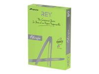 Rey Adagio - Papier couleur - A4 (210 x 297 mm) - 160 g/m² - Ramette de 250 feuilles - anis