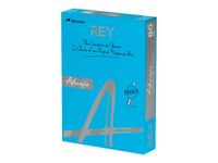 Rey Adagio - Papier couleur - A4 (210 x 297 mm) - 160 g/m² - Ramette de 250 feuilles - bleu intense