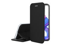 iBroz folio en cuir - porte folio en cuir pour Honor 9X - noir