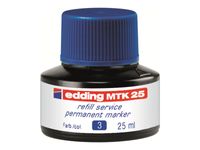 edding MTK 25 - Recharge d'encre pour marqueur permanent - bleu