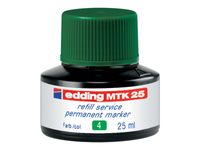 edding MTK 25 - Recharge d'encre pour marqueur permanent - vert