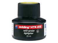 edding HTK 25 - Recharge d'encre pour surligneur - jaune