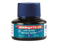 edding FTK 25 - Recharge d'encre marqueur pour chevalets - bleu