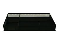 Clementina Frog - Plateau organisateur de bureau en métal - noir