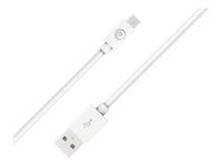 BIGBEN Connected - Câble USB A/micro - 1.2 m - 2.1A - Recyclé - Blanc