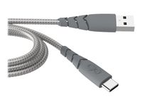 Force Power - Câble USB-C vers USB-C - 1.2 m - gris
