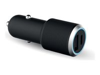 Force Power Lite - Double Chargeur voiture - 37W (12+25W) - Power Delivery - Noir - Garanti à vie